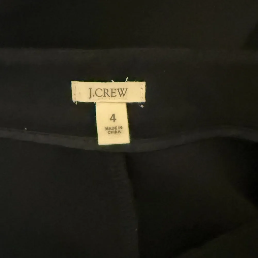 J.Crew Business, Office, Black Pencil Skirt Sz: 4